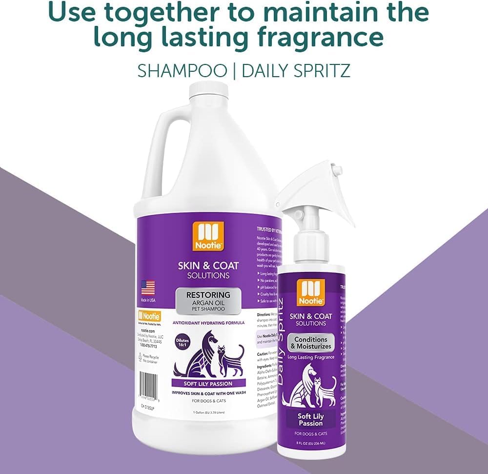 Nootie Daily Spritz Pet Conditioning Spray - Dog Conditioner for Sensitive Skin - Long Lasting Fragrance - No Parabens, Sulfates, Harsh Chemicals or Dyes – Sold in Over 10,000 Pet Stores