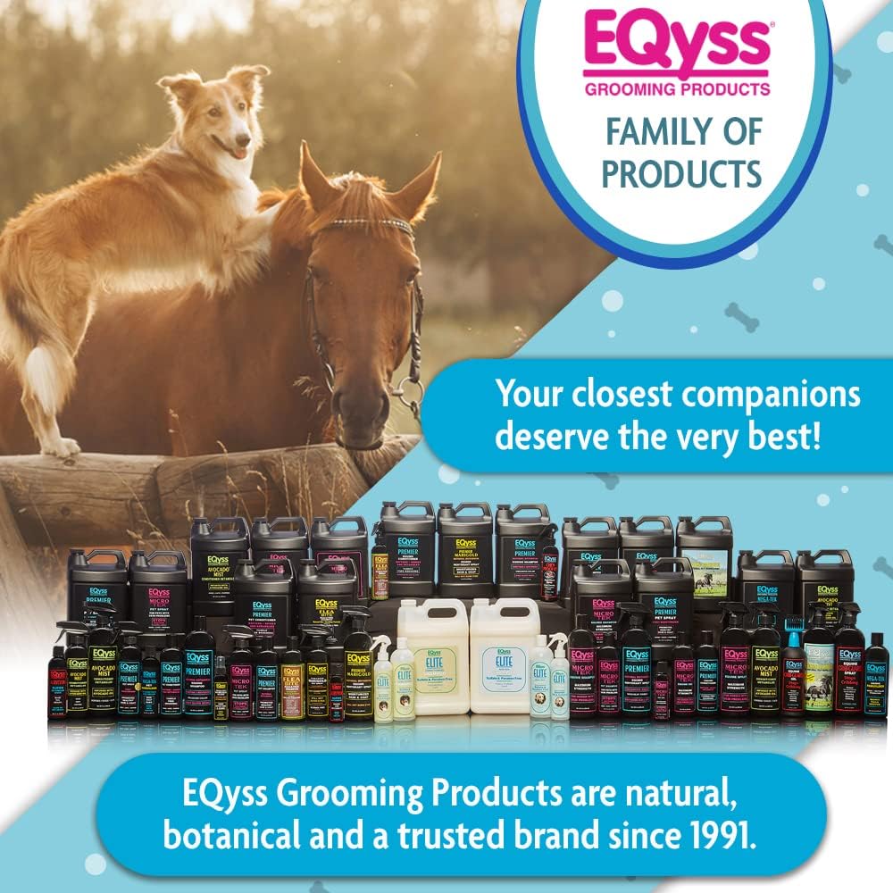 EQyss Mega-Tek Pet Rebuilder - Strengthen & Repair Dry Damaged Coat, Nose, Skin, Cracked Paw Pads - Safe for Dogs, Cats, & Puppies, pH Balanced (8 oz)