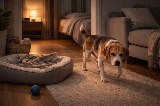 Dog Restless at Night at Home