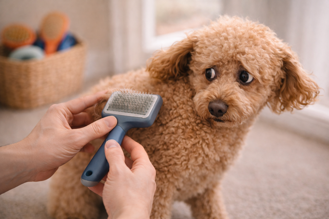 Dog Anxious When Brushed