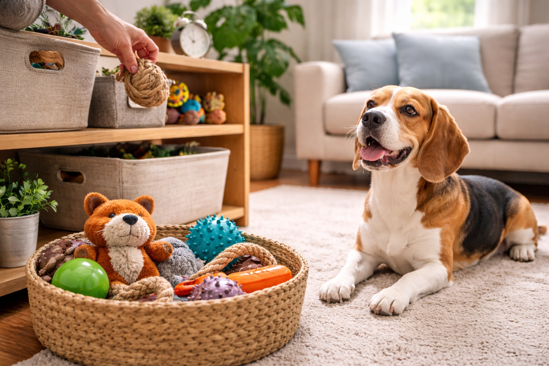 Rotating Toys for Long-Term Engagement
