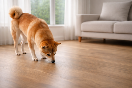 Dog Reacts to Home Smells