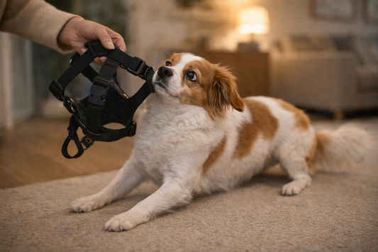 Dog Hates Wearing a Harness