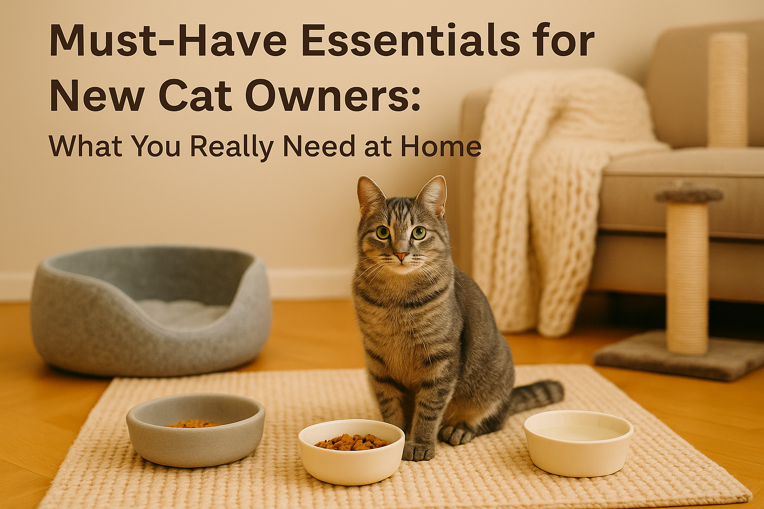Must-Have Essentials for New Cat Owners: What You Really Need at Home ...