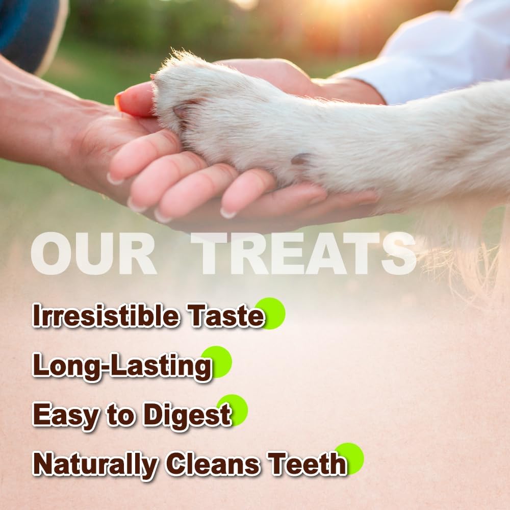 Afreschi Turkey Tendon for Dogs, Dog Treats for Signature Series, All Natural Human Grade Puppy Chew, Ingredient Sourced from USA, Hypoallergenic, Rawhide alternative, 4 Units/Pack Ring (Small)