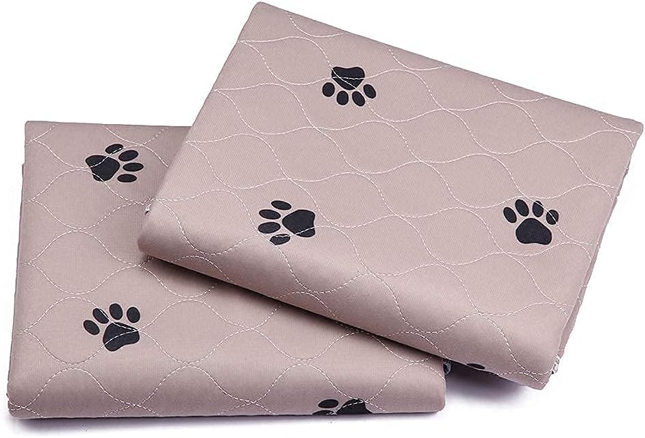 SincoPet Washable Dog Pee Pads with Puppy Grooming Gloves,Puppy Pads,Reusable Pet Training Pads,Large Dog Pee Pad,Waterproof Pet Pads for Dog Bed Mat,Super Absorbing Whelping Pads