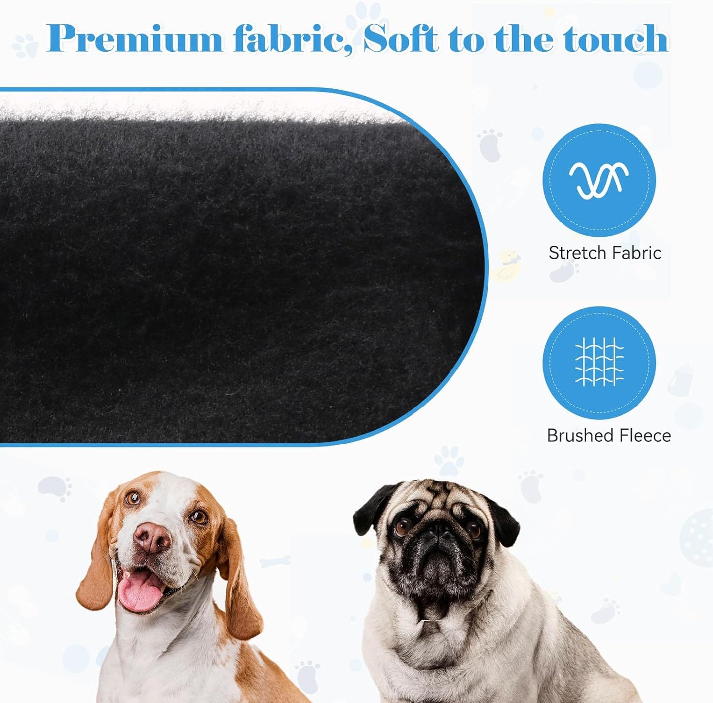 Dog Hoodie Dog Sweaters for Large Dogs Dog Sweater Solid Soft Brushed Fleece Dog Clothes Dog Hoodie Sweatshirt with Pocket(Black-XXL)