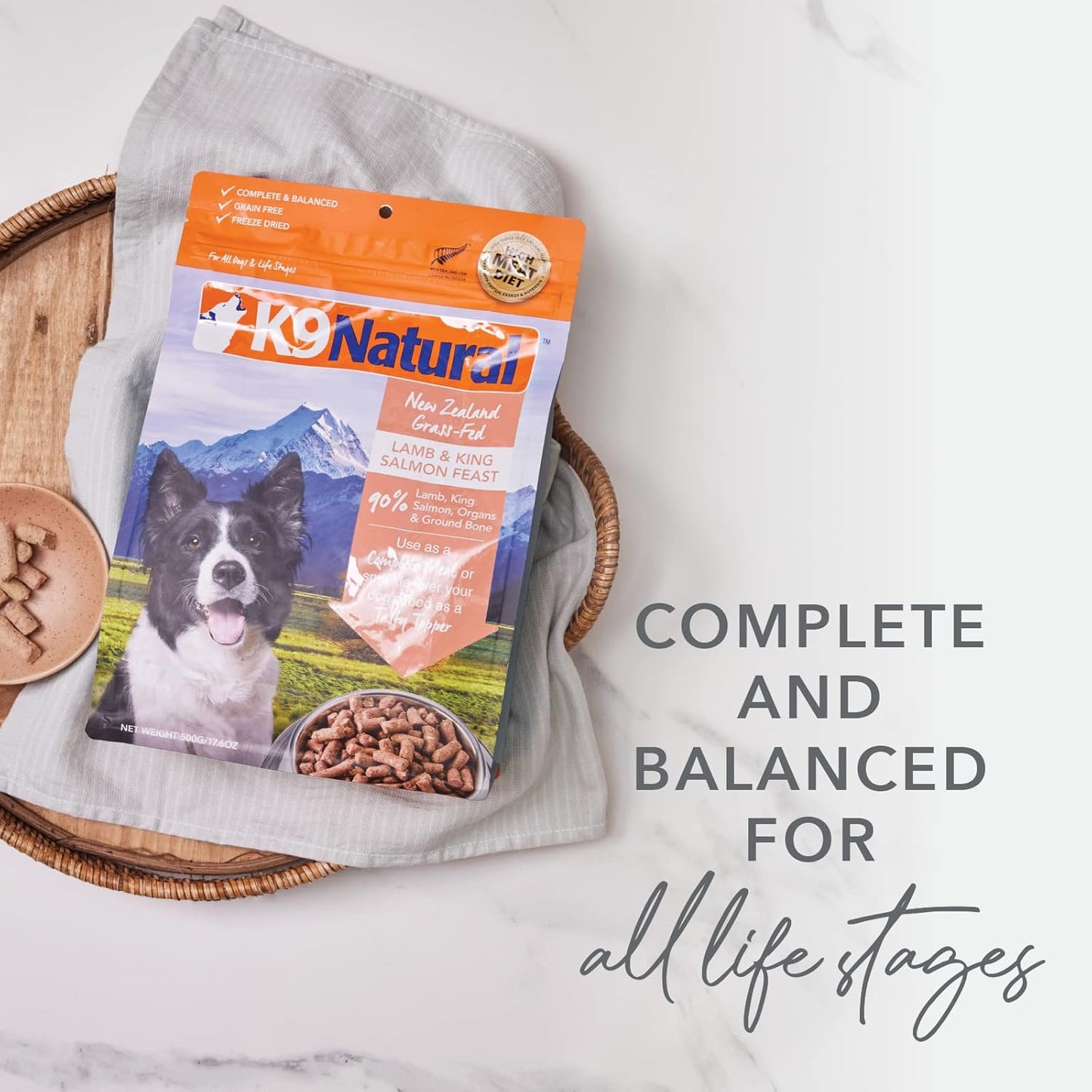 K9 Natural - Grain Free Freeze Dried Dog Food - Chicken, 4lb
