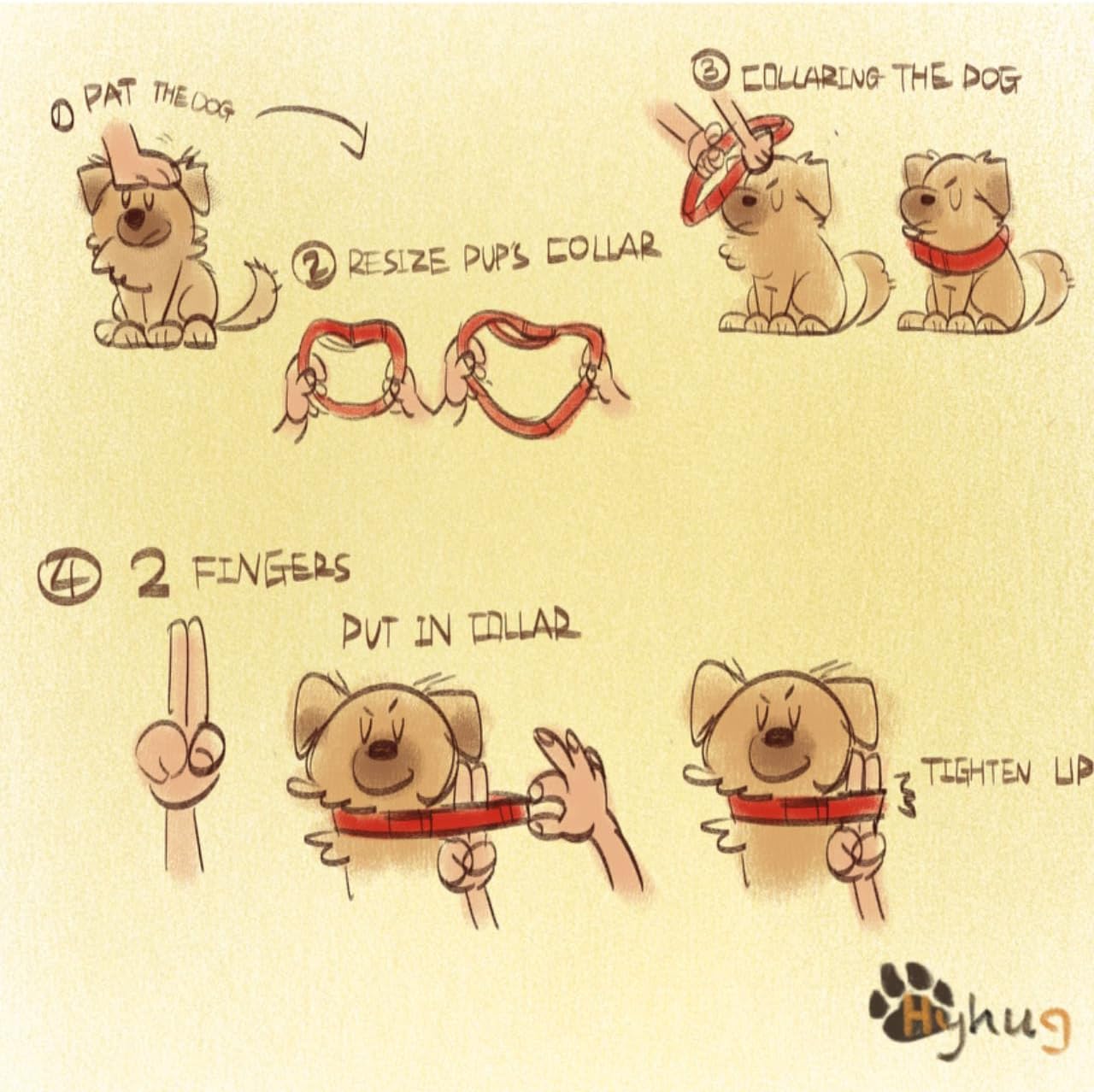 Hyhug Pets Premium Upgraded Durable Nylon Anti-Escape Martingale Collar for Boy and Girl Dogs Comfy and Safe - Professional Training, Daily Use Walking. (Medium, Classic Blue)