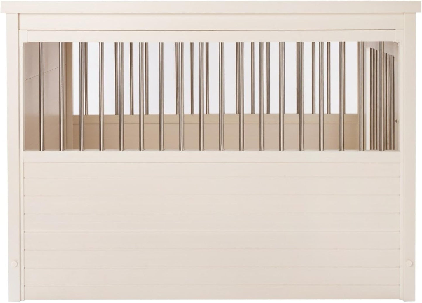 New Age Pet EHHC404XL ecoFLEX Pet Crate/End Table, Antique White, X-Large