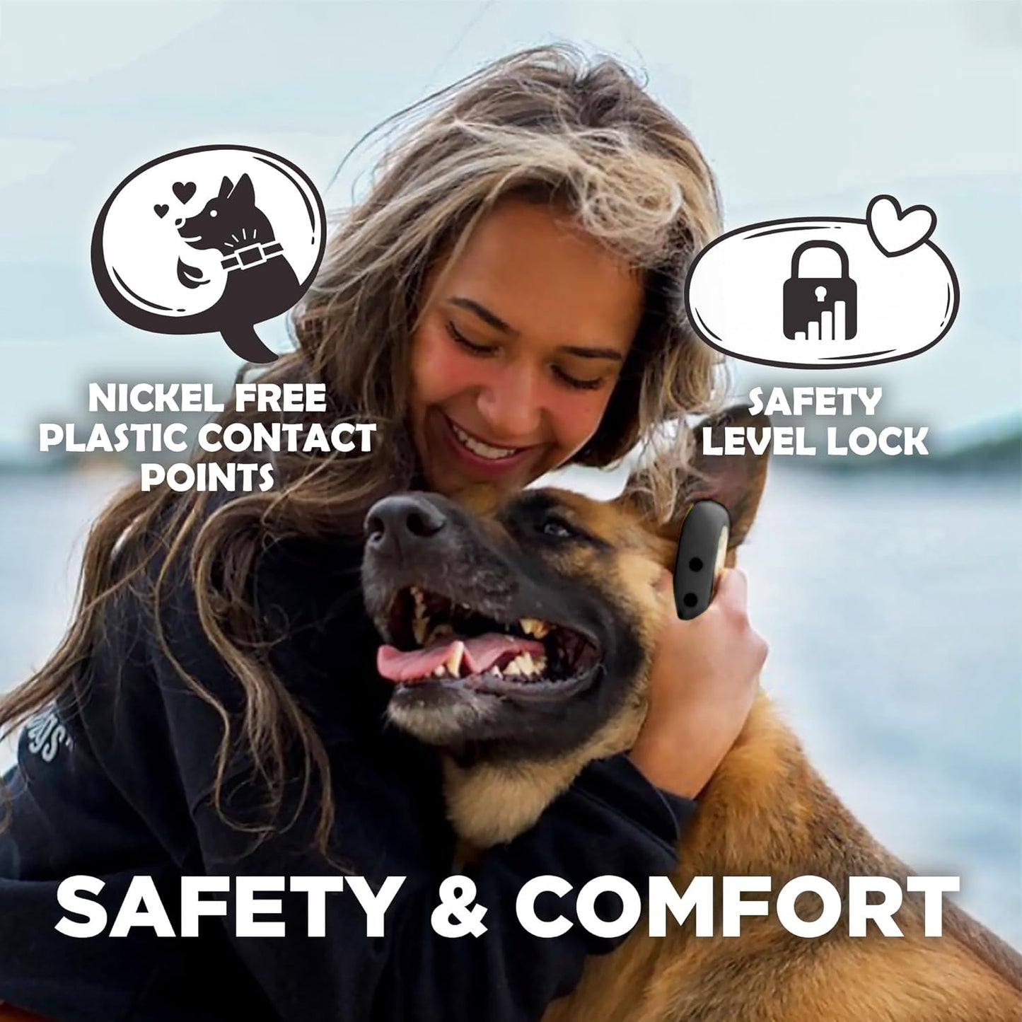 Dogtra CUE Gen 2 Grey – Customizable E-Collar for Dogs Training Collar with Remote – Easy, Safe, Beginner-Friendly Design – 99 Levels, Vibration, Boost, Waterproof, Rechargeable, 400-Yard Range