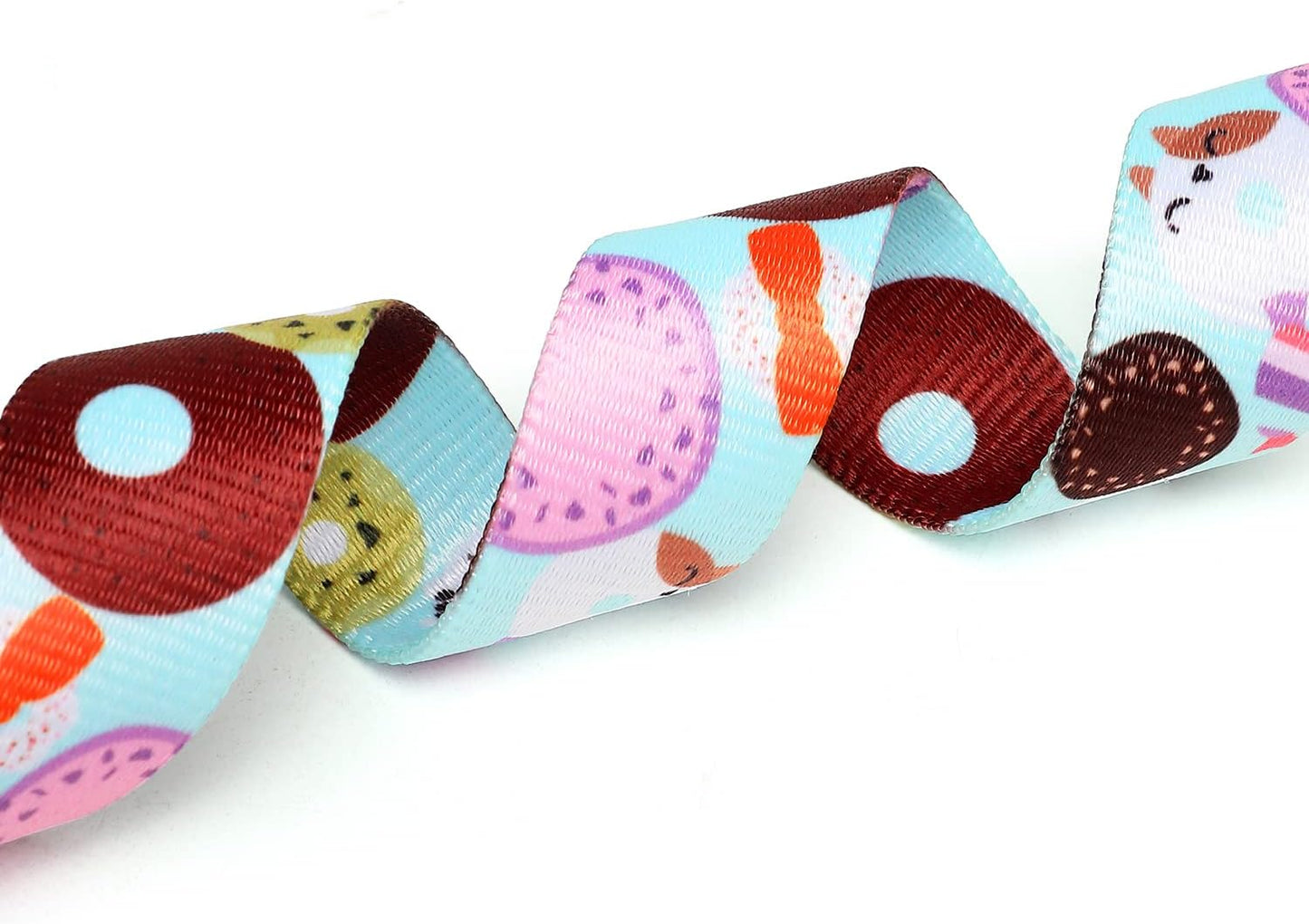 Mercano Adjustable Dog Collar - Special Design Patterns, Soft Nylon Comfortable Durable Pet Collar for Small Medium Large Dogs (L, Blue Cookie)