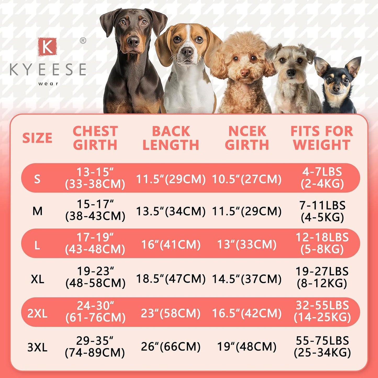 KYEESE 2Pack Dog Sweater Stretchy Dog Sweaters for Large Dogs Pullover Dogs Clothes Soft Pets Sweatshirt Turtleneck Pet Coats