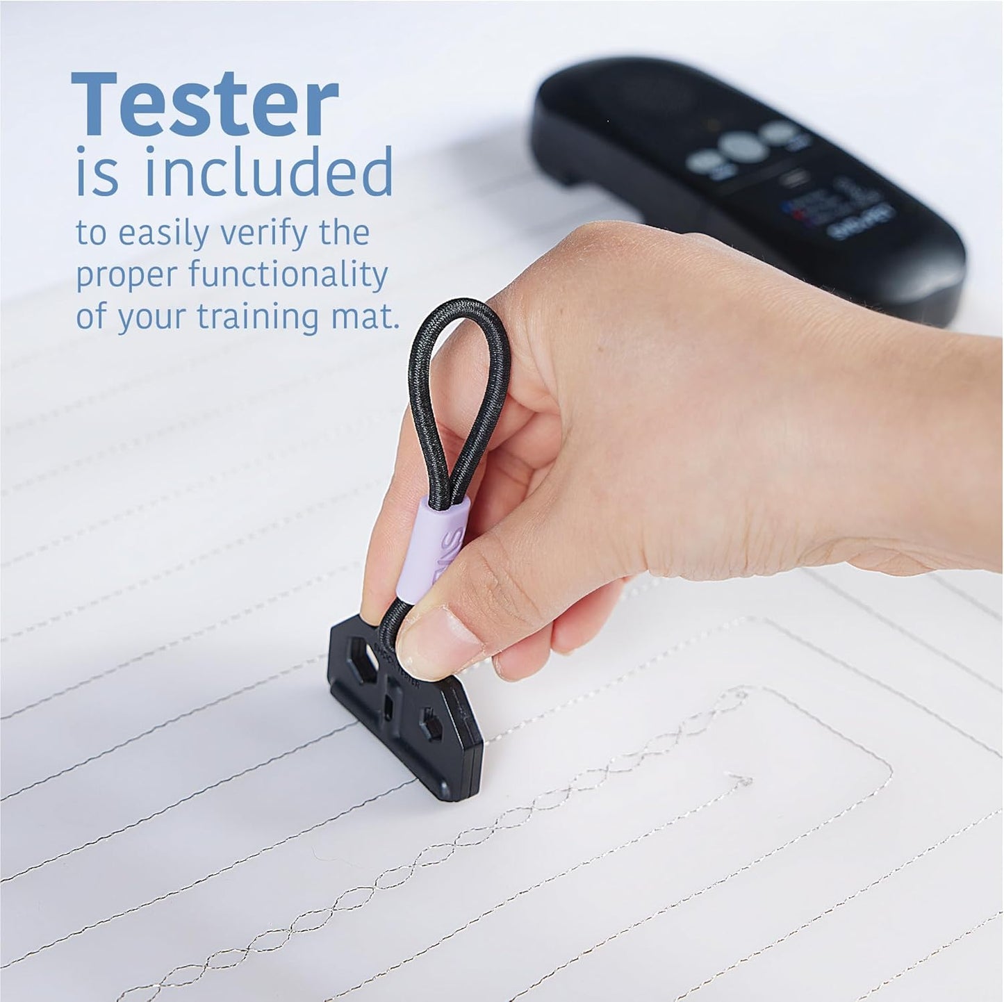 SVD.PET (2-Pack Pet Training Mat with Tester, Pet Shock Pad, Dogs & Cats Electronic Repellent mat for Indoor, 3 Training Modes, 5 Levels, Pet Safe Mode (Black controler 30" X 16")