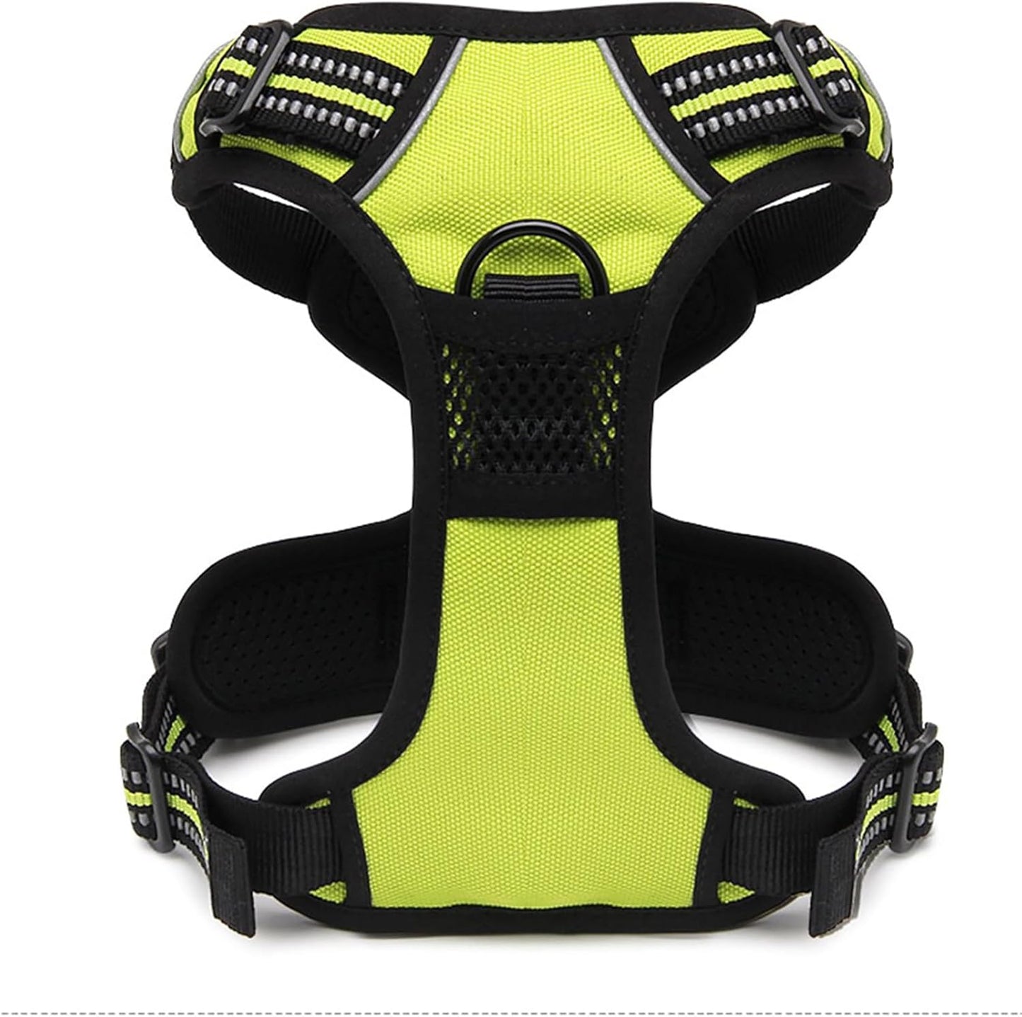 TRUE LOVE Truelove Adjustable No-Pull Dog Harness Reflective Pup Vest Harnesses Comfortable Control Brilliant Colors TLH5651(Neon Yellow,M)
