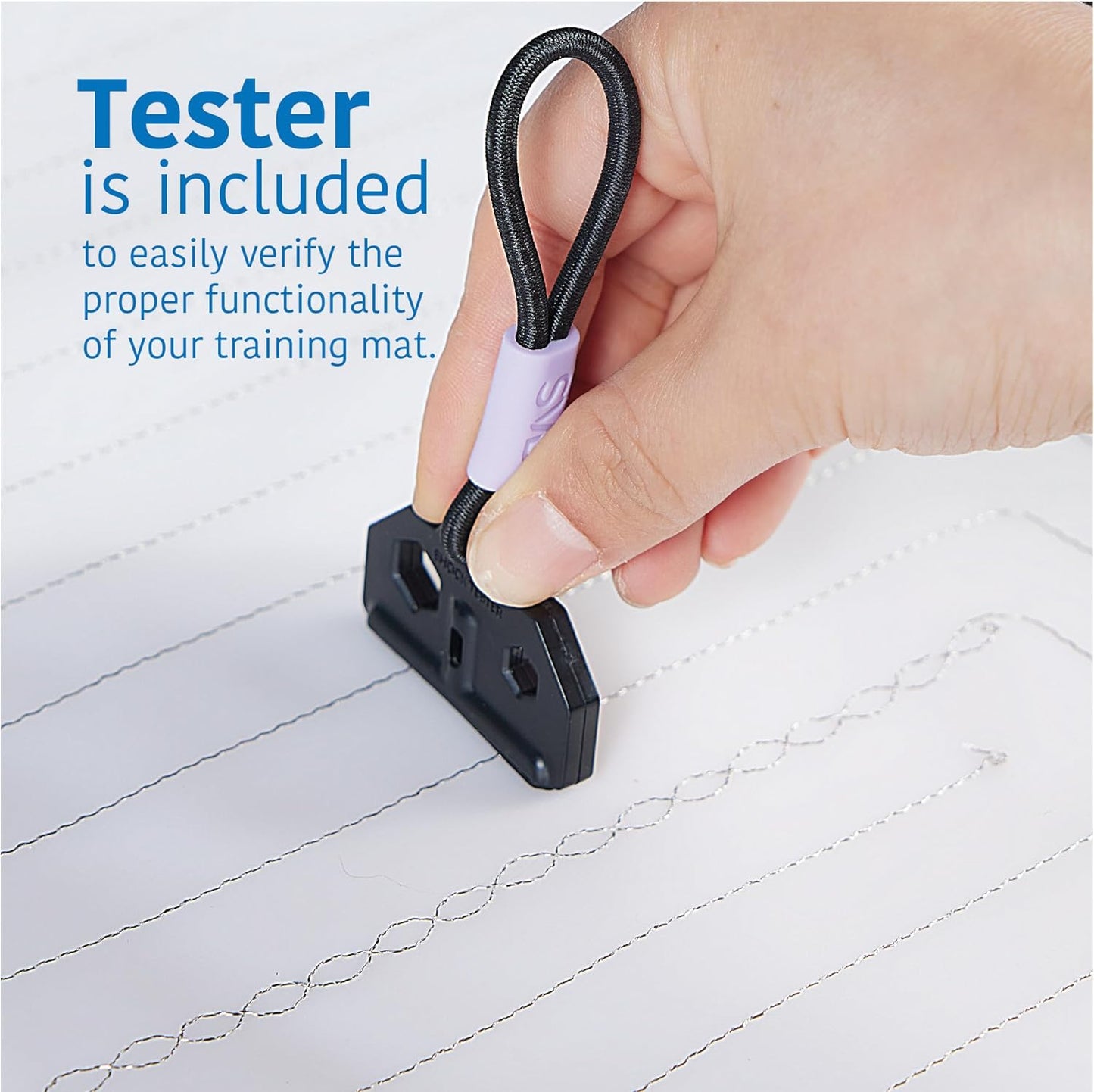 SVD.PET (2-Pack Pet Training Mat with Tester, Pet Shock Pad, Dogs & Cats Electronic Repellent mat for Indoor, 3 Training Modes, 5 Levels, Pet Safe Mode (White controler 48" X 20")