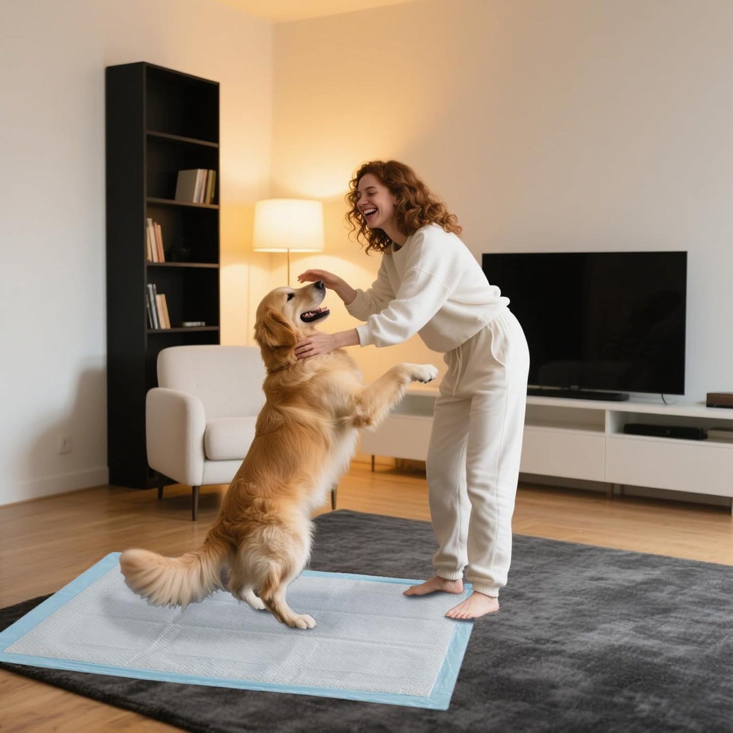 Extra Large Puppy Pads 28"x34",Super Absorbent Disposable Pee Pads for Dogs / Wee Wee Pads / Potty Training Pads, Incontinence Bed Underpads for Adults, 50 Count