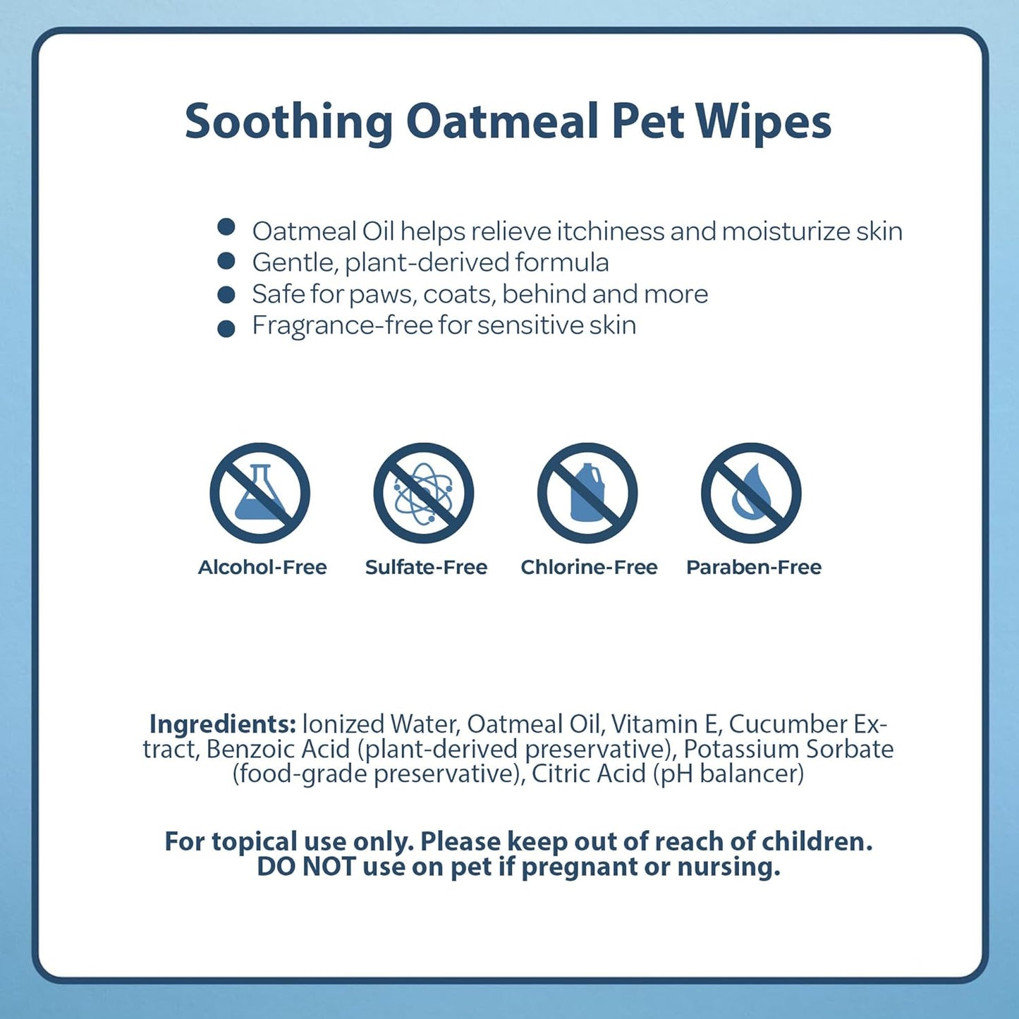 Best Pet Supplies Pet Grooming Wipes for Dogs & Cats,Deodorizer for Coats & Dry, Itchy, or Sensitive Skin, Clean Ears, Paws, Body, & Butt - Soothing Oatmeal, 400 Count
