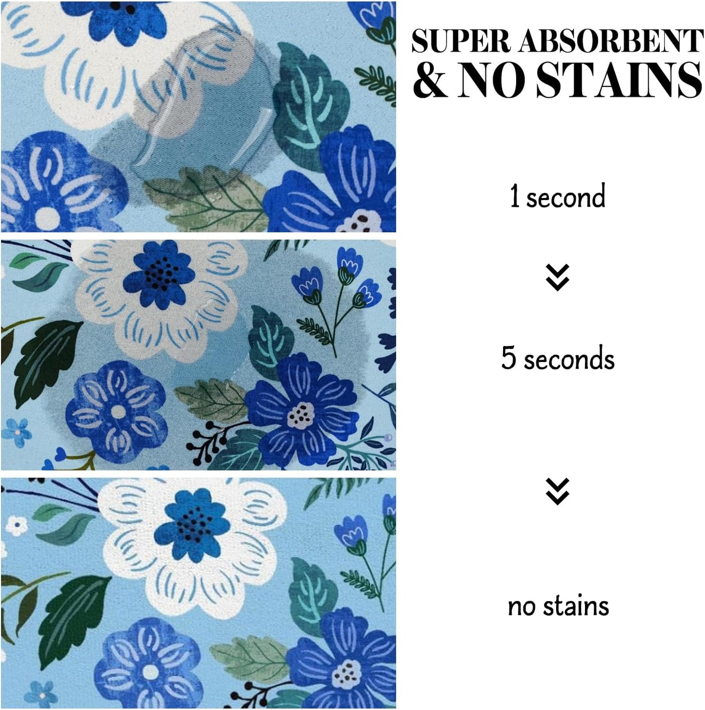 Dog Food Mats for Floors, Absorbent Dog Bowl Mat for Food and Water Dispenser Mat, Quick Dry Cat Food Mat Pet Supplies