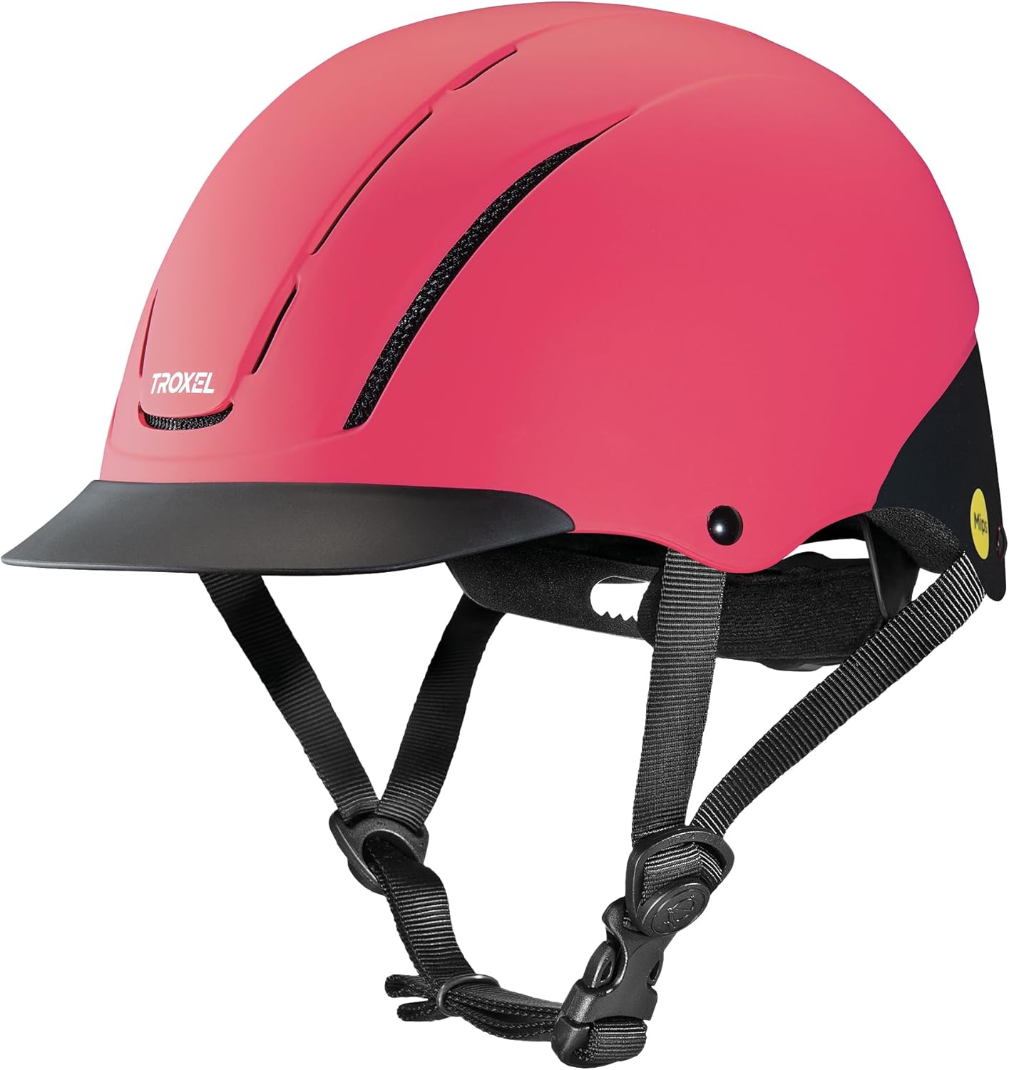 Troxel Spirit MIPS Technology Full Coverage Horse Riding Helmet, Horseback Riding Gear for Equestrians, Large (7-3/8-7-3/4), Pink Duratec