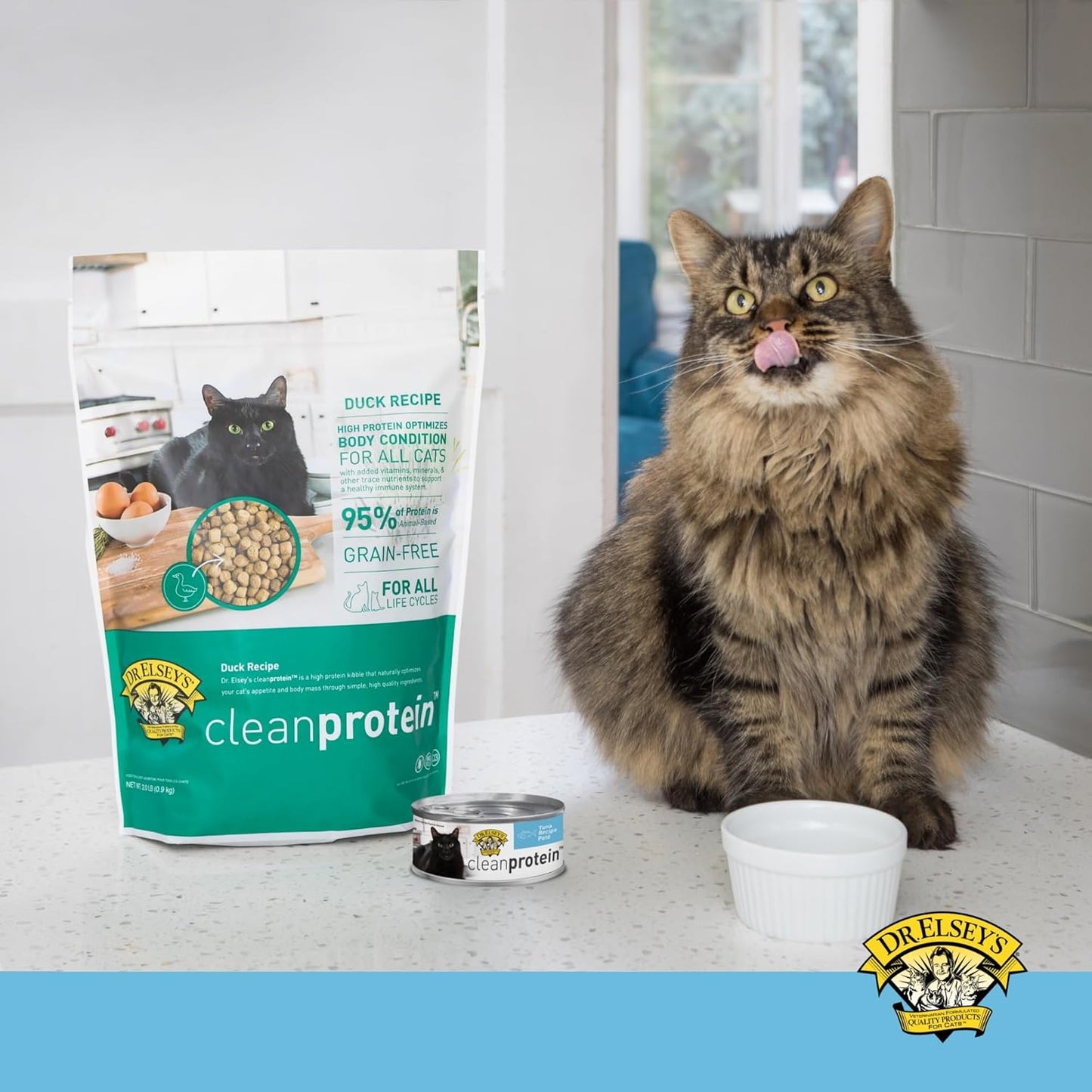 Dr. Elsey's cleanprotein Tuna Recipe Wet Cat Food (Case of 24), 2.75 oz Canned Food