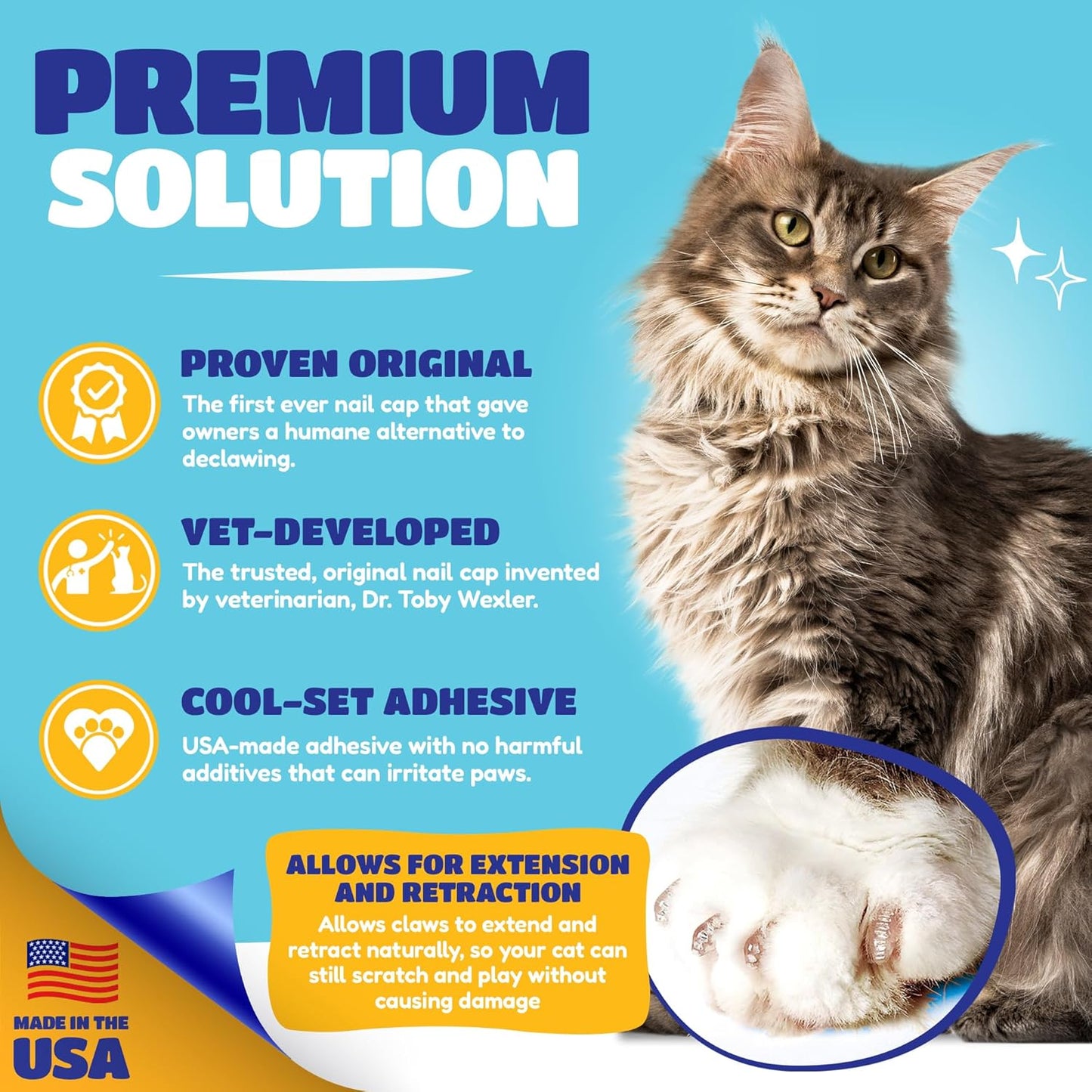 Soft Claws Safe Scratch-Free Solution for Cats - CLS (Cleat Lock System), Size: Small, Color: Red