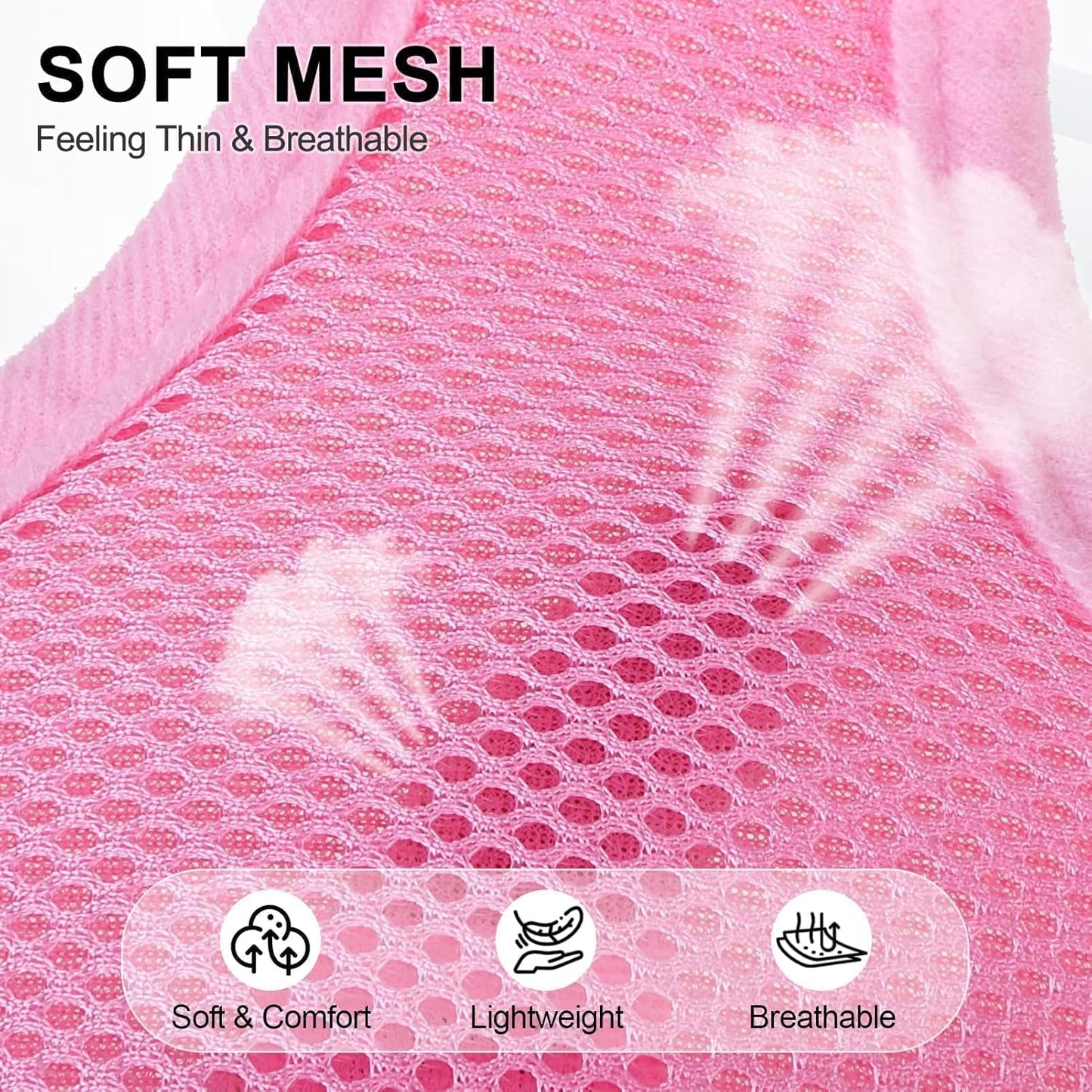 BINGPET Small Dog Harness - Breathable Mesh Puppy Cat Harnesses - No Pull Adjustable Dog Harness Dog Vest Harness for Small and Medium Dogs