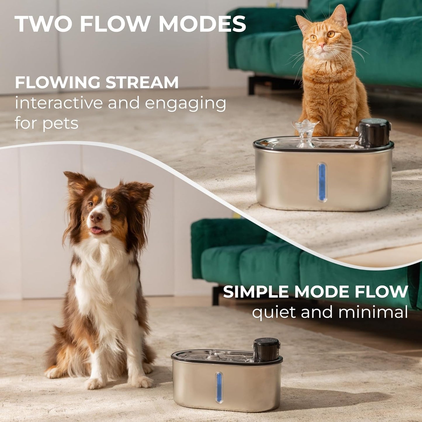 Replacement Filters for Stainless Steel Cat Water Fountain – 8 Pack Activated Carbon & Ion Exchange Resin for Fresh & Clean Drinking