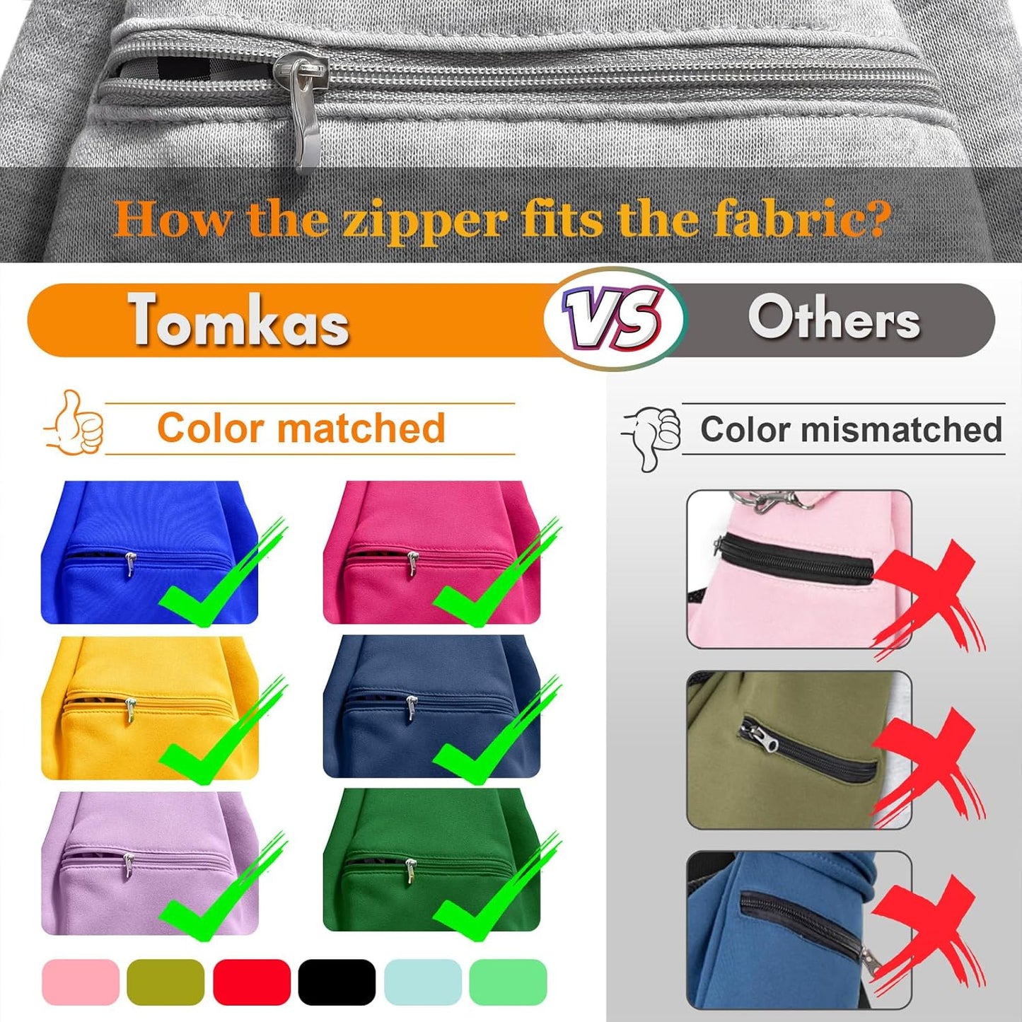 Tomkas Small Dog Sling Carrier - Zipper Pocket & Adjustable Strap - for 3-10 lbs Pets(Grey)