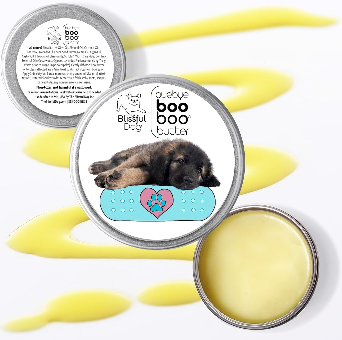 The Blissful Dog Leonberger Boo Boo Butter, 1-Ounce