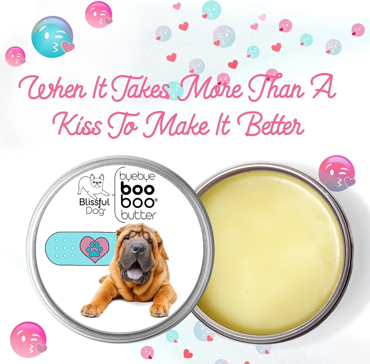 The Blissful Dog 1 oz TIN Chinese Shar Pei Booboo Butter