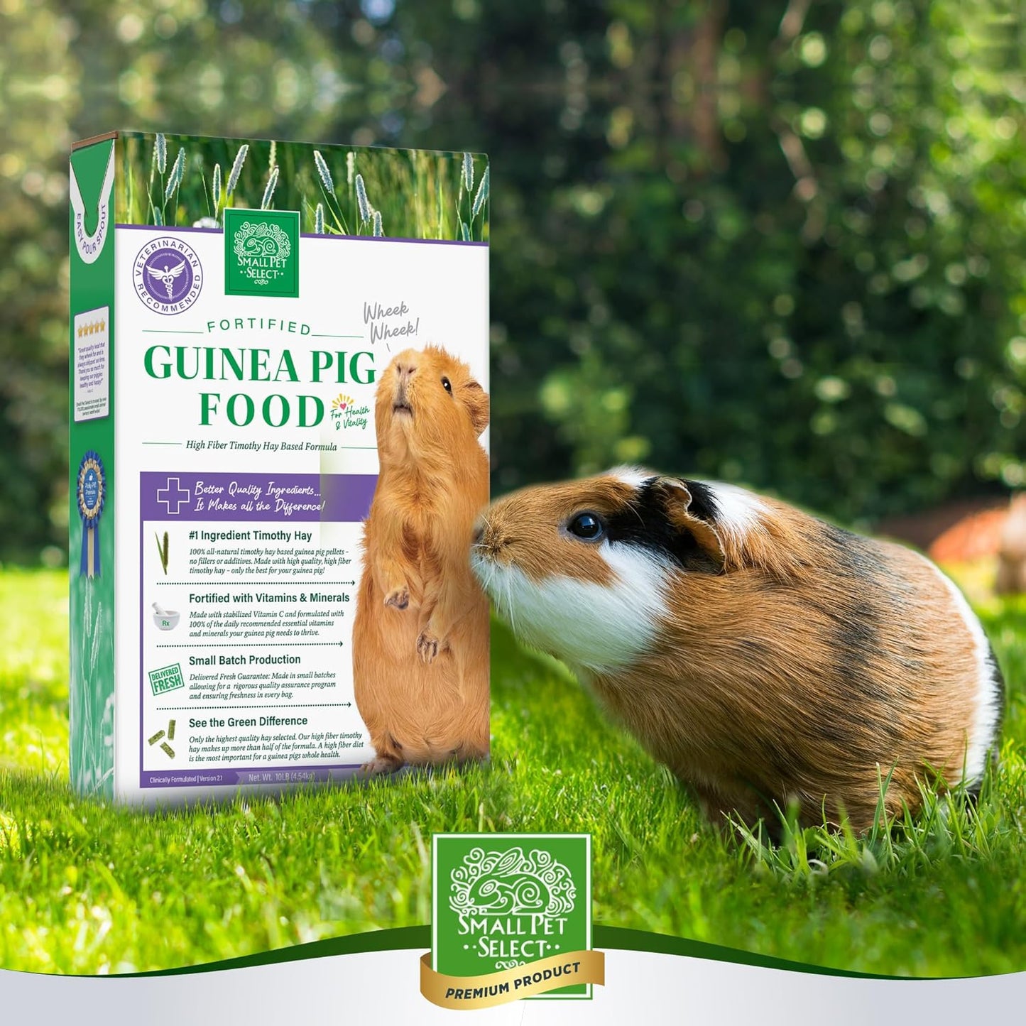 Small Pet Select Guinea Pig Food Pellets, 10 Lb.