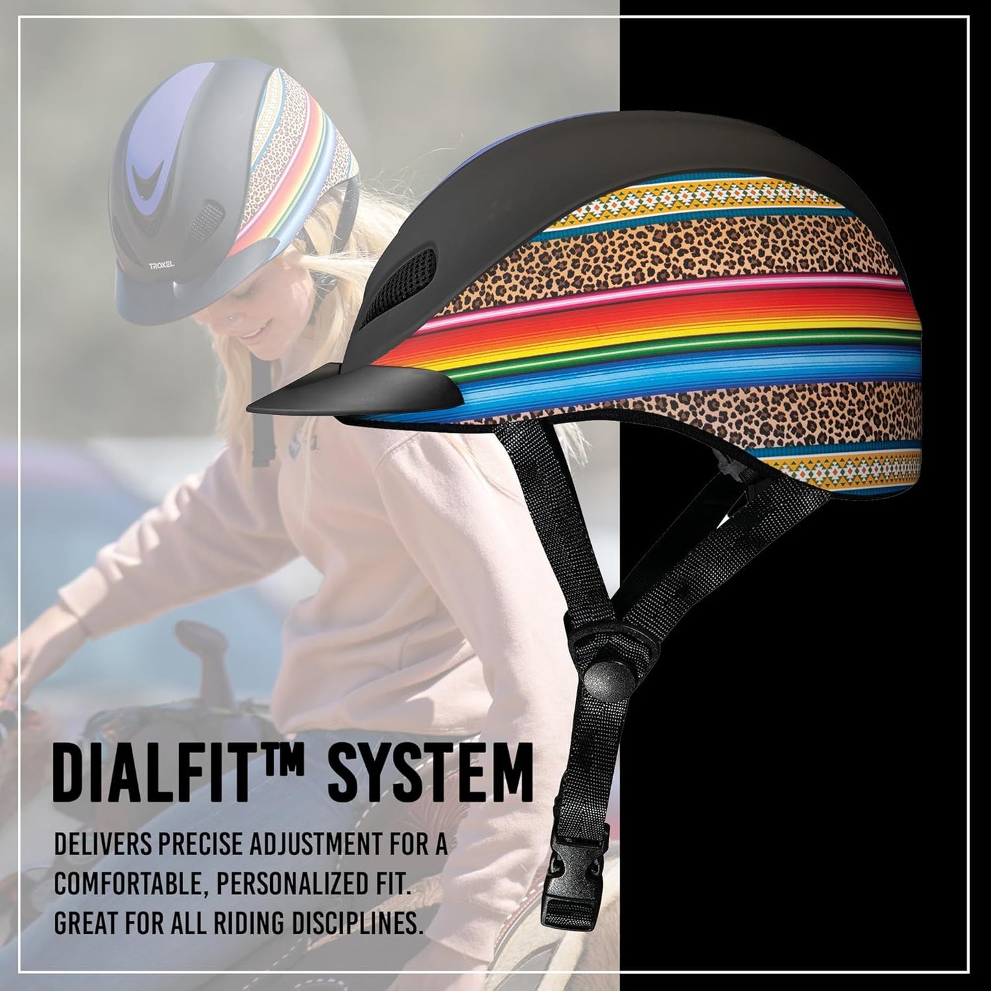 Troxel Dynasty Ultralight Horse Riding Helmet, Low-Profile, Adjustable Design, Safety Horseback Riding Gear