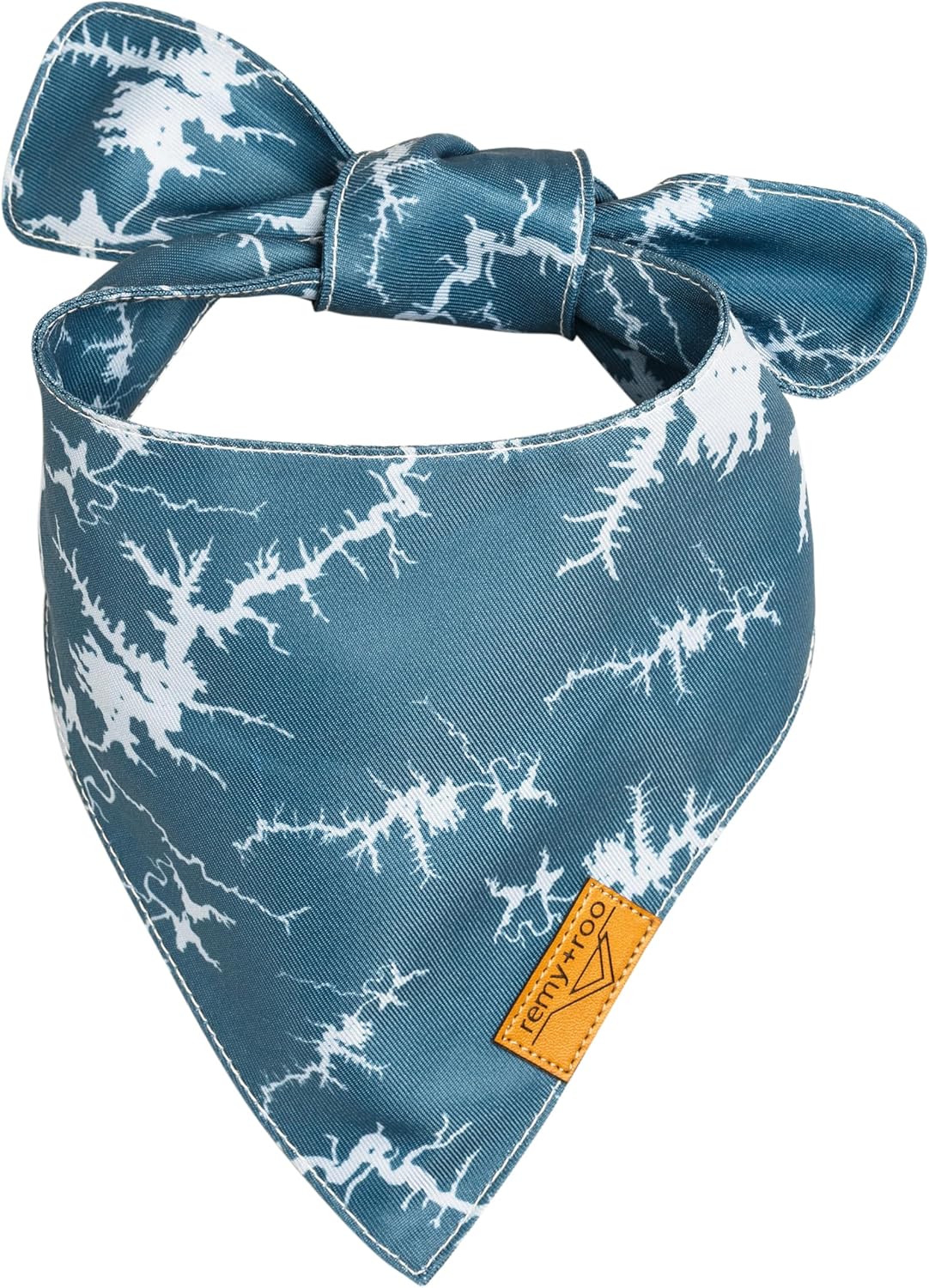 Remy+Roo Large Summer Dog Bandanas - 4 Pack Powell Set | Premium Durable Adjustable Polyester Fabric | Patented Shape Boy Dog Bandanas | Pack of Bandanas for Dogs