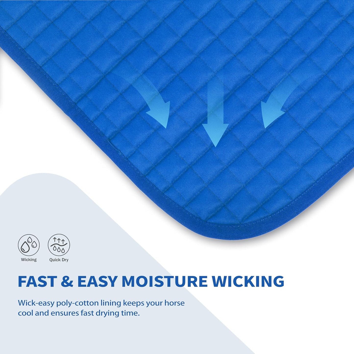 Tackmore Western Saddle Pad Breathable, Shock-Absorbing Saddle Pad